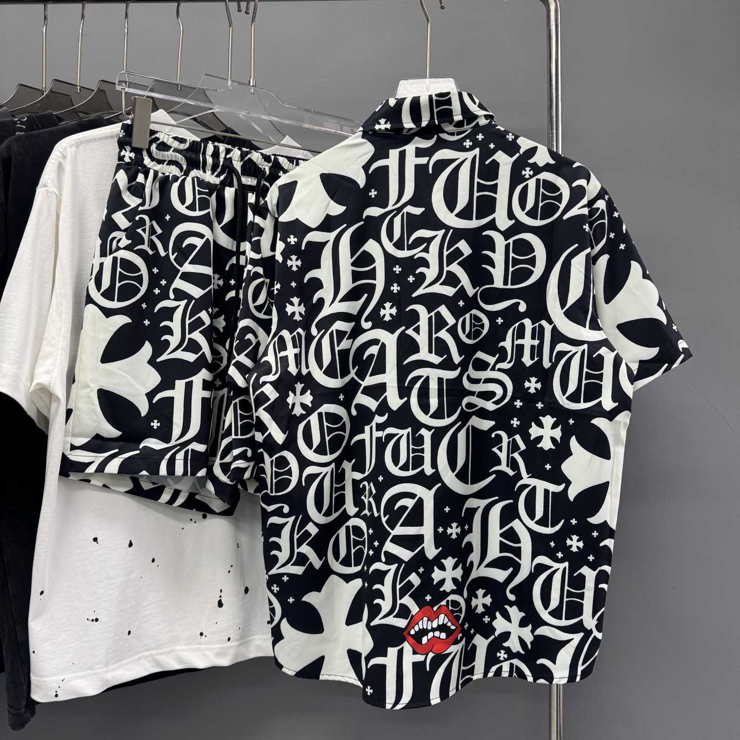 Chrome Heart Shirt & Shorts - EUR FASHION