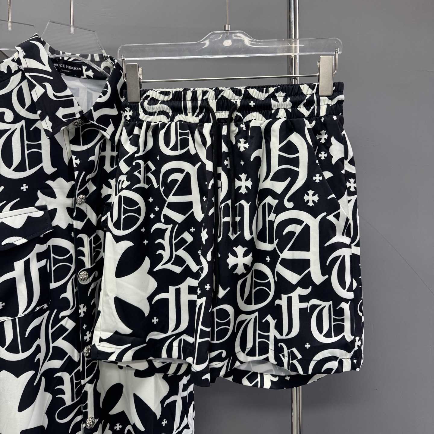 Chrome Heart Shirt & Shorts - EUR FASHION