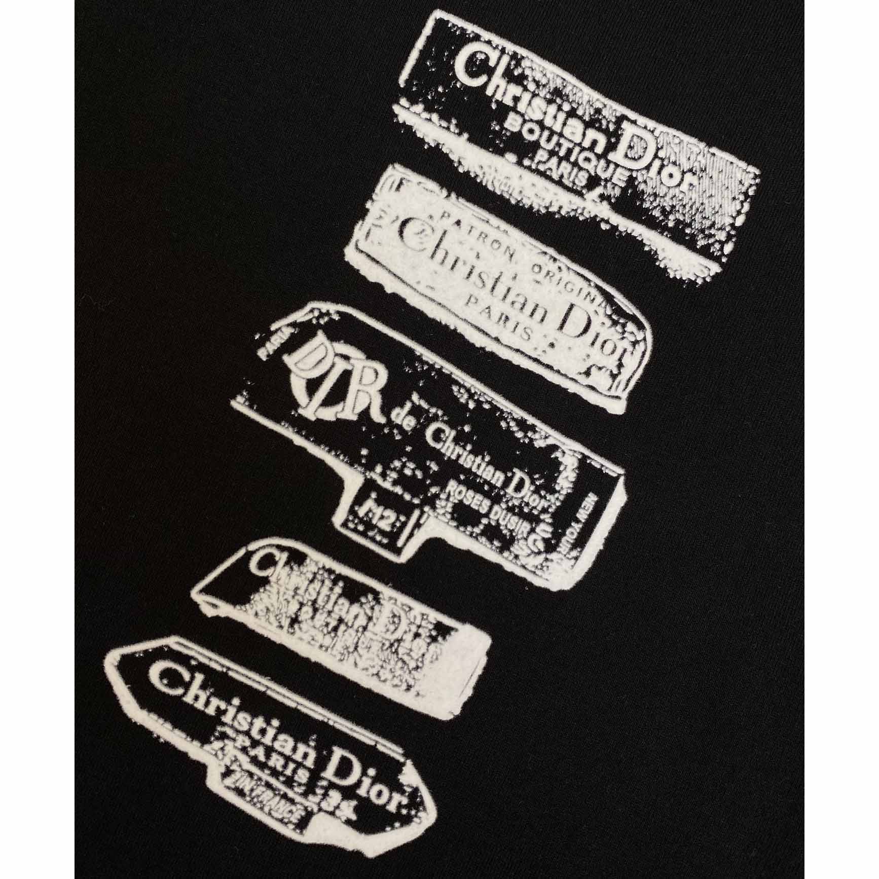 Dior Archives Labels T-Shirt, Relaxed Fit  - EUR FASHION