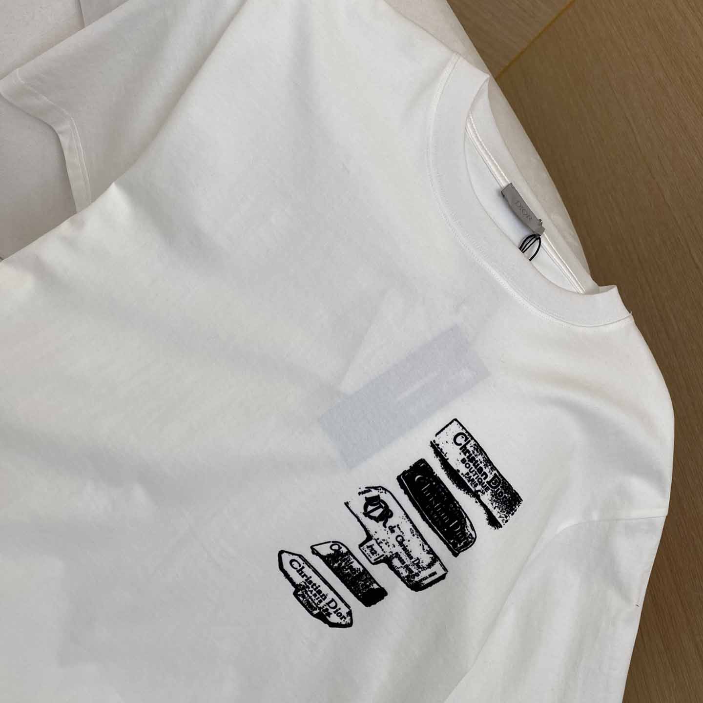 Dior Archives Labels T-Shirt, Relaxed Fit  - EUR FASHION