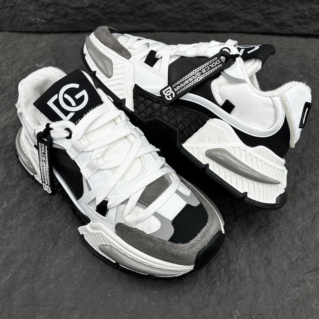 Dolce & Gabbana Mixed-material Airmaster Sneakers - EUR FASHION