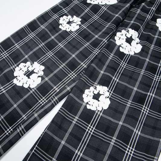 Denim Tears Wreath Pajama Pants 'Grey' - EUR FASHION