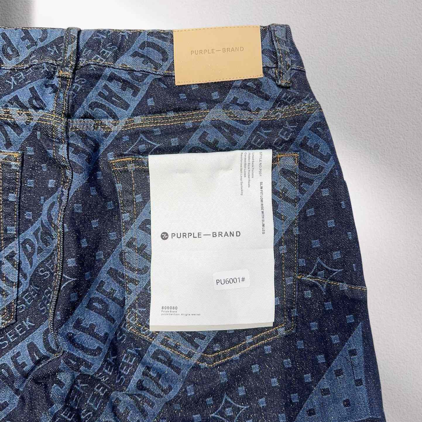 Purple-Brand Denim Shorts    6001 - EUR FASHION