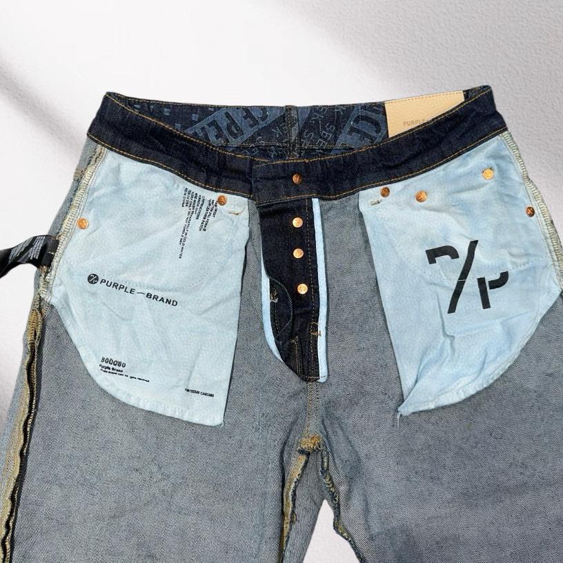 Purple-Brand Denim Shorts    6001 - EUR FASHION