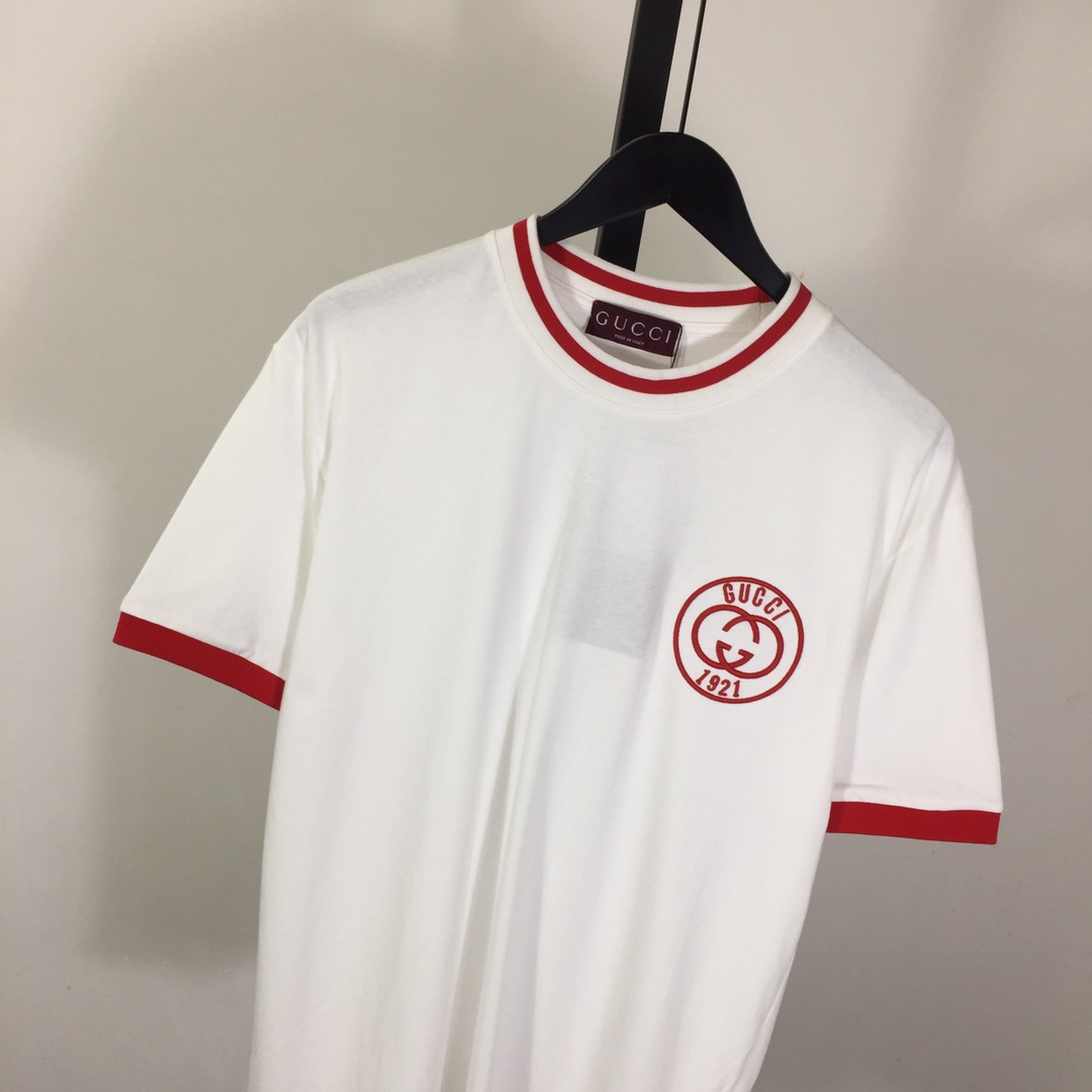Gucci Cotton Jersey T-shirt With Embroidery - EUR FASHION