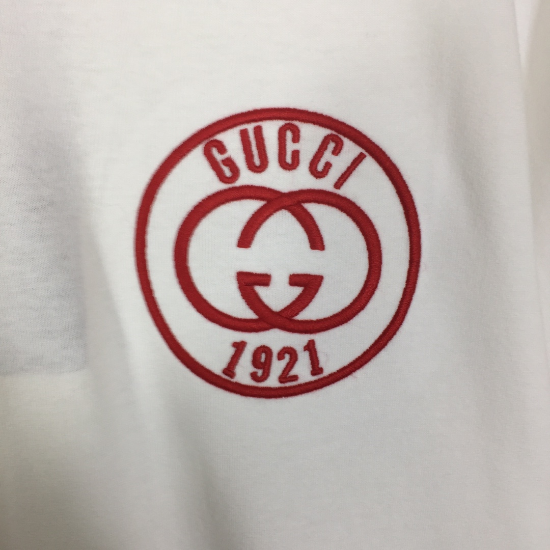Gucci Cotton Jersey T-shirt With Embroidery - EUR FASHION