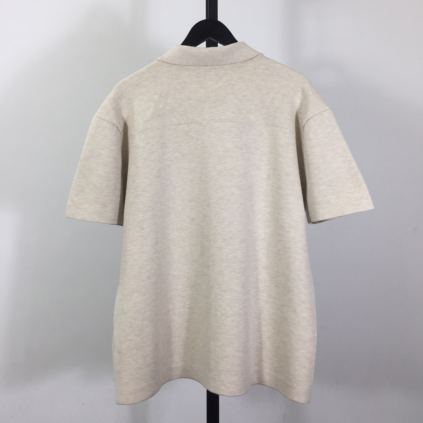 Louis Vuitton Monogram Embossed Short-Sleeved Knit Shirt - EUR FASHION