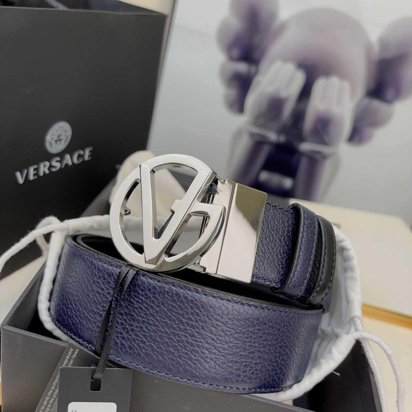 Versace Leather Belt   40mm - EUR FASHION