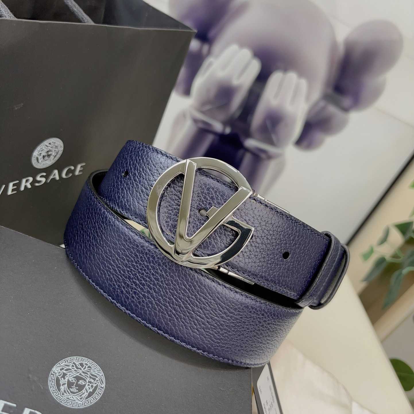 Versace Leather Belt   40mm - EUR FASHION