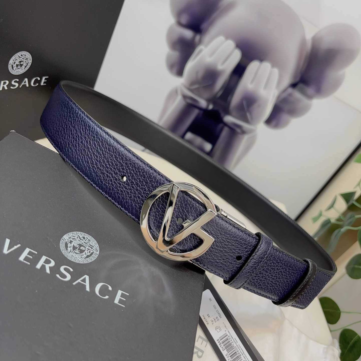 Versace Leather Belt   40mm - EUR FASHION
