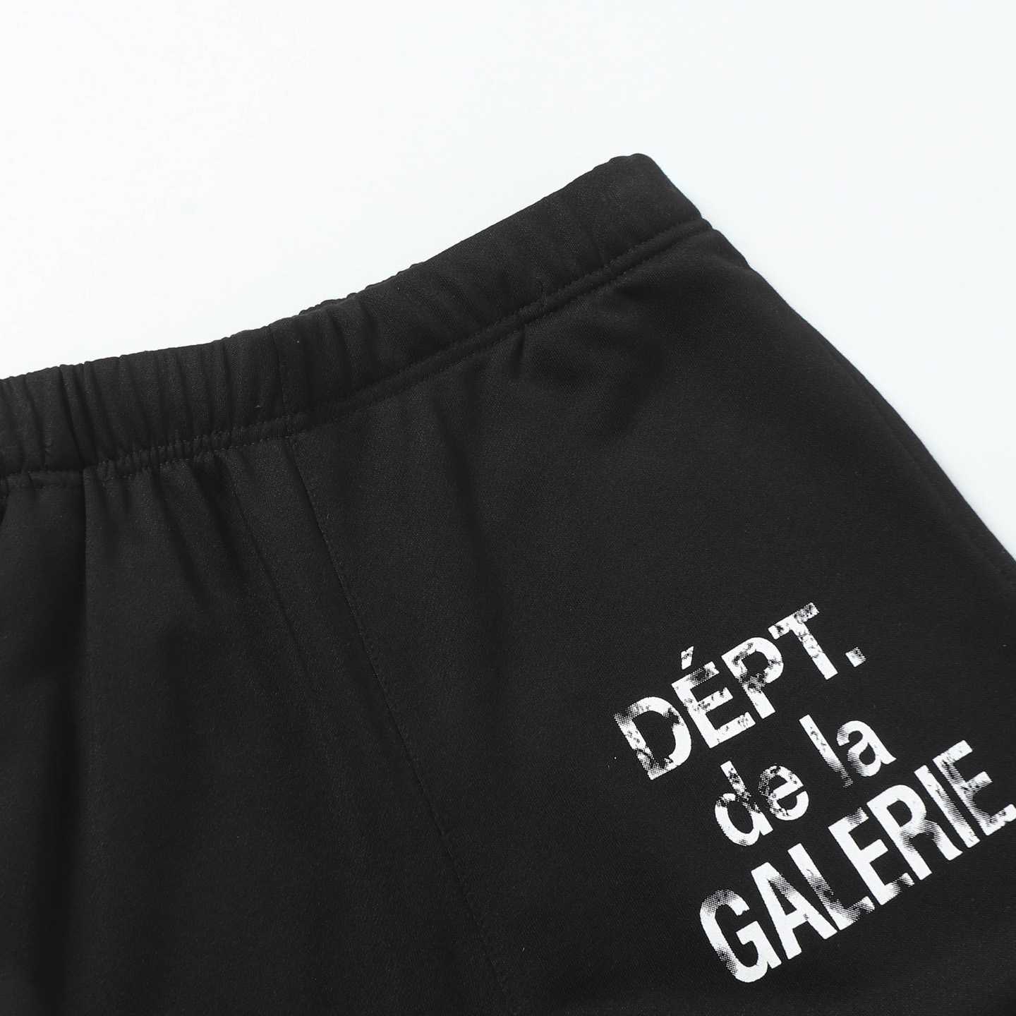 Gallery Dept. Flared Denim-Panelled Logo-Print Cotton-Jersey Sweatpants - EUR FASHION