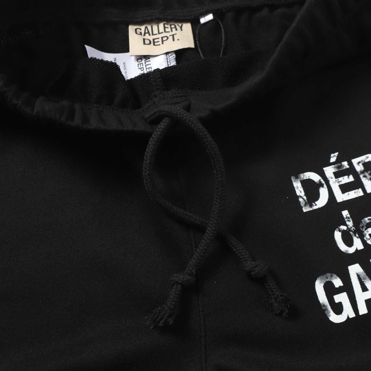 Gallery Dept. Flared Denim-Panelled Logo-Print Cotton-Jersey Sweatpants - EUR FASHION
