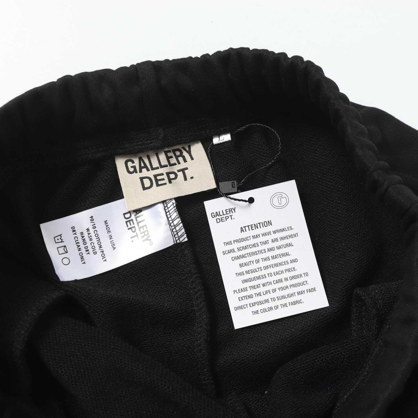Gallery Dept. Flared Denim-Panelled Logo-Print Cotton-Jersey Sweatpants - EUR FASHION