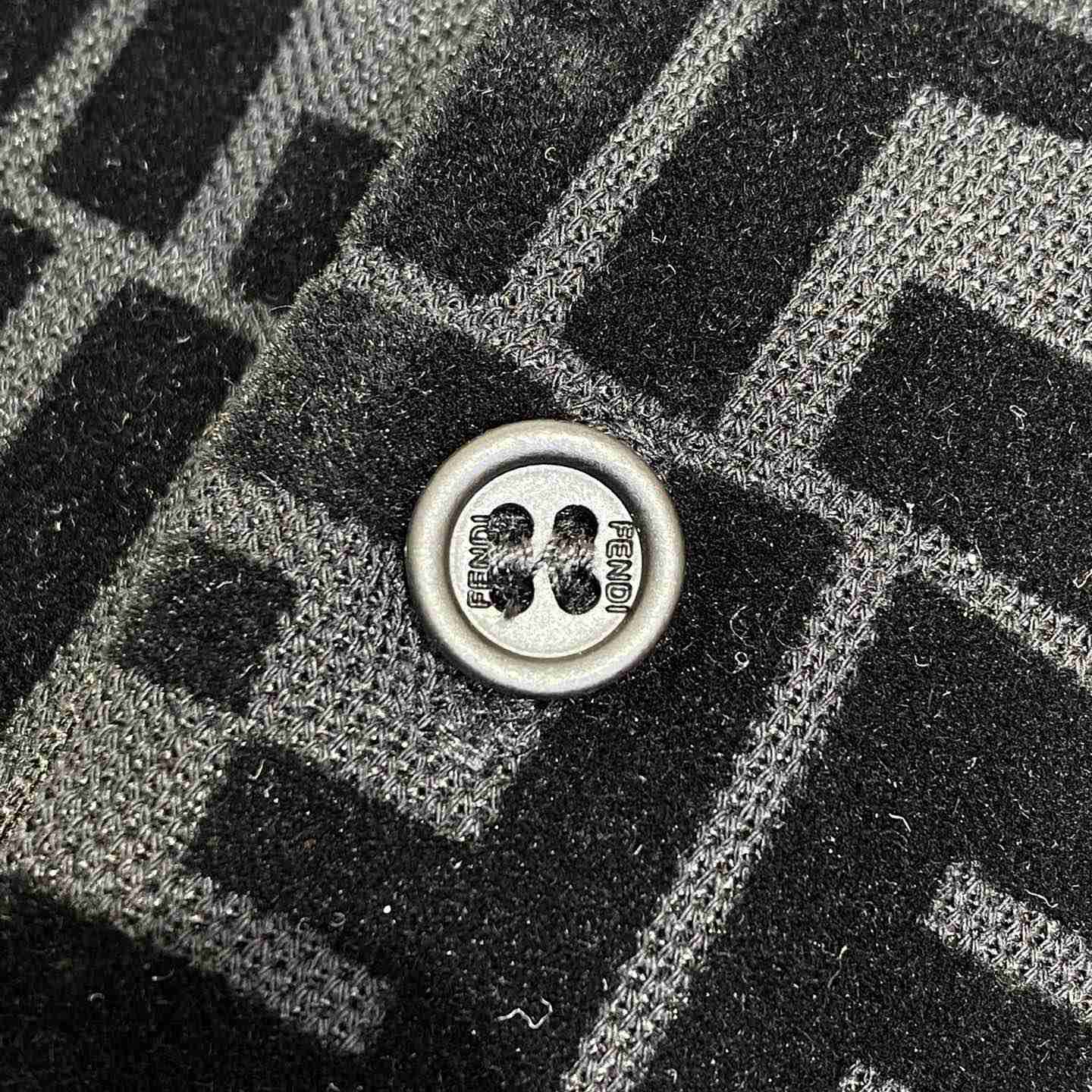 Fendi Black Jersey Polo Shirt - EUR FASHION