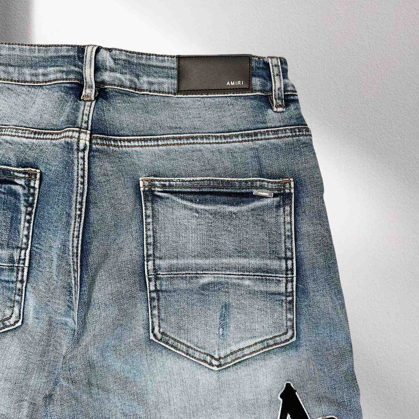 Amiri Denim Shorts     8001 - EUR FASHION