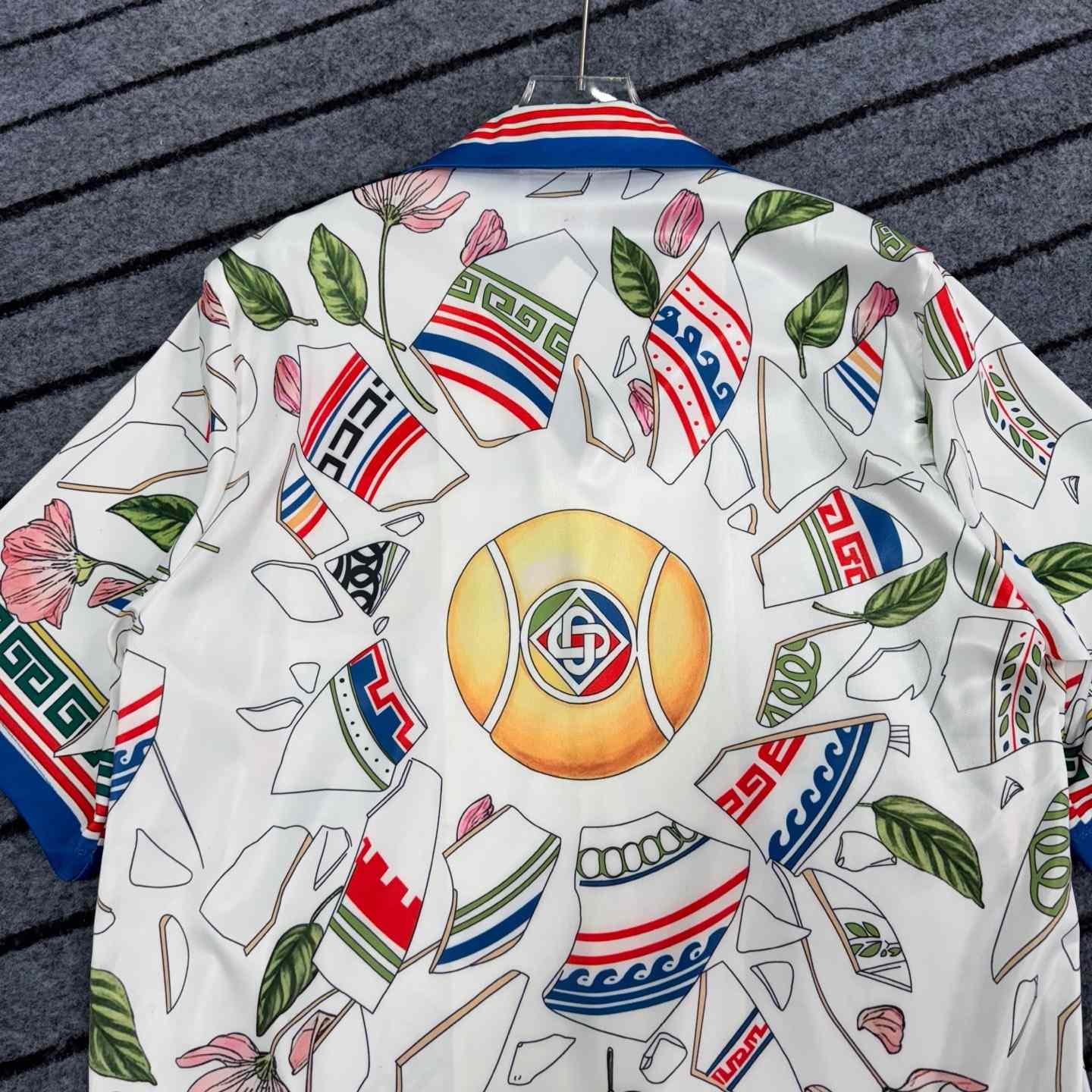 Casablanca Le Vase Brise Silk Shirt 'Multicolor'  - EUR FASHION