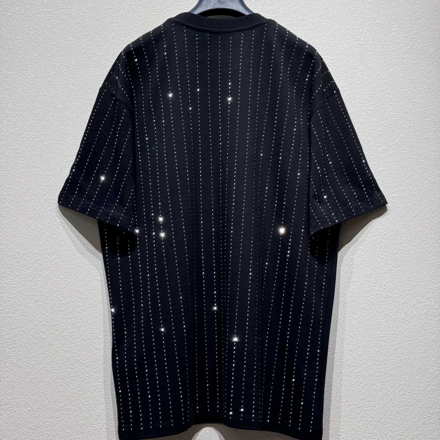 Louis Vuitton Crystal Embellished Cotton T-Shirt   1AFYDU - EUR FASHION