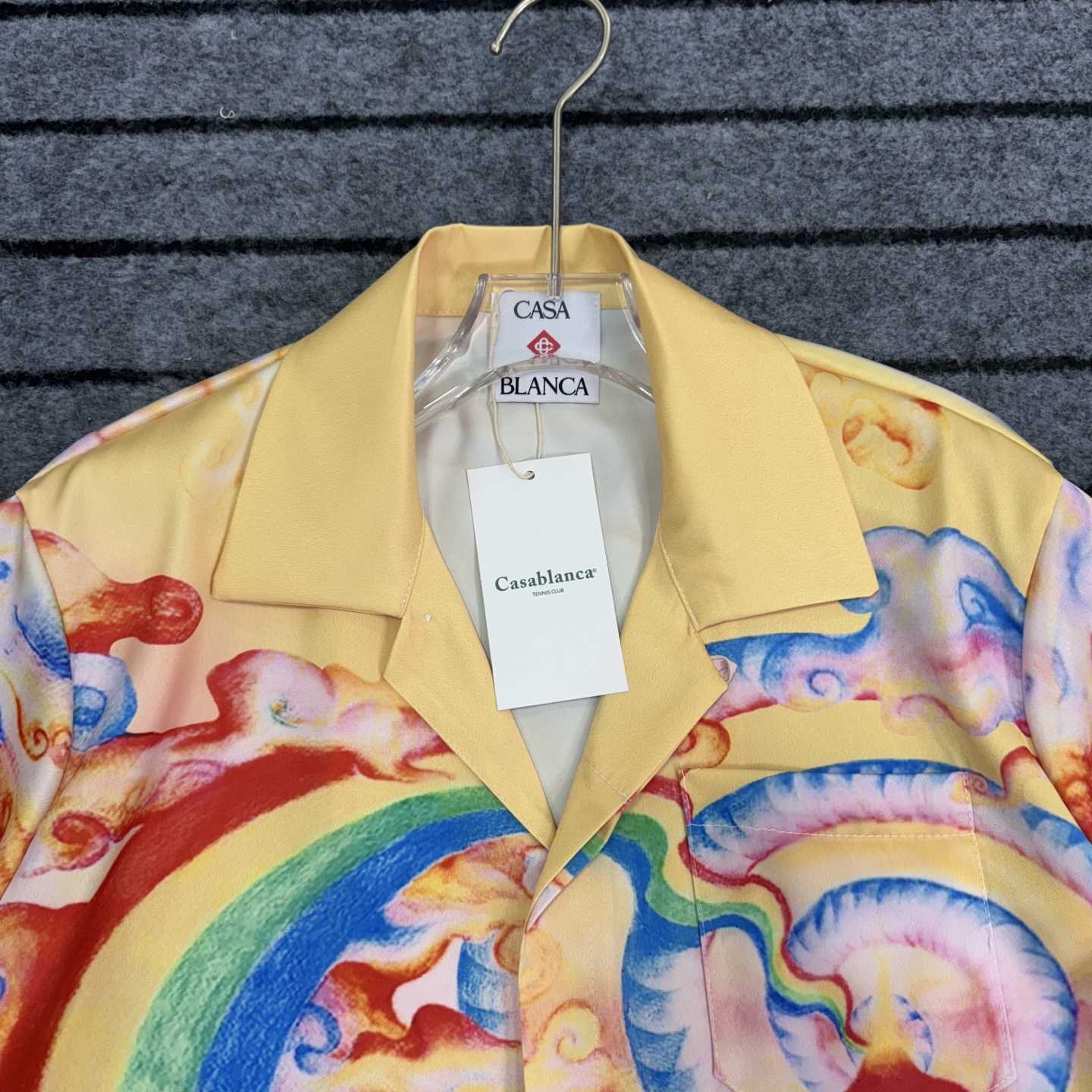 Casablanca Men's Color Nature's Teacher Shirt - EUR FASHION