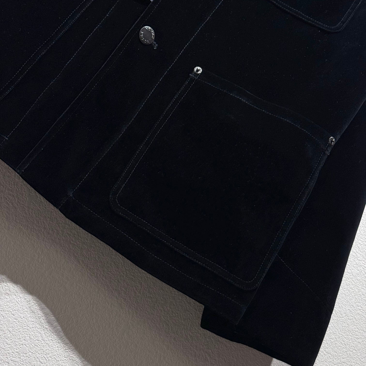 Prada Blouson In Velvet Denim - EUR FASHION