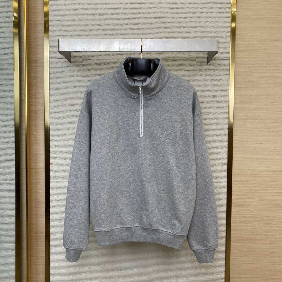 Dior CD Icon Half-Zip Sweatshirt   - EUR FASHION