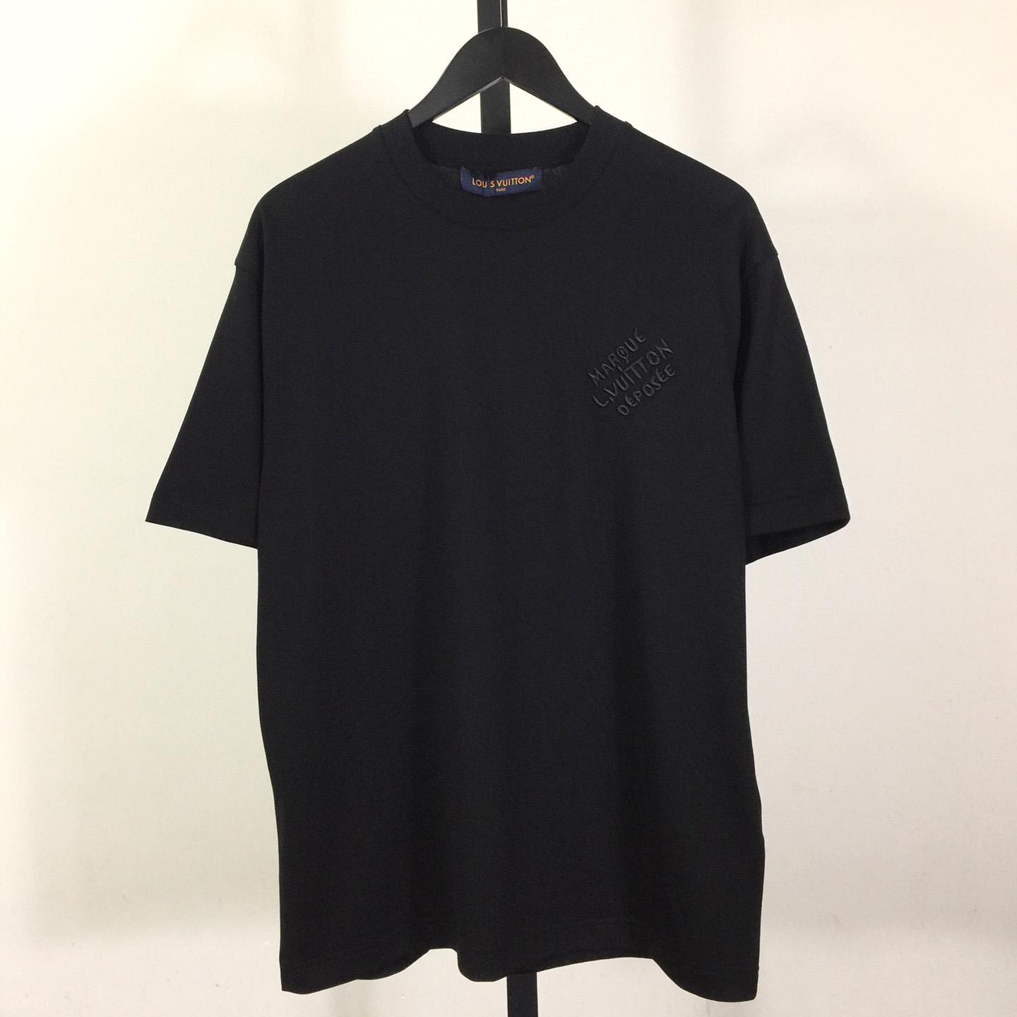 Louis Vuitton Signature Cotton T-Shirt    - EUR FASHION