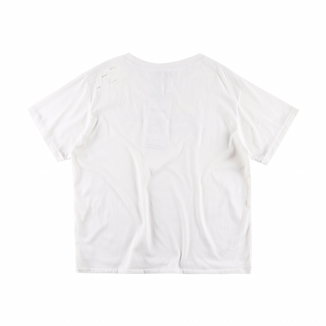 Enfants Riches Déprimés Cropped Distressed Logo-Print Cotton-Jersey - EUR FASHION