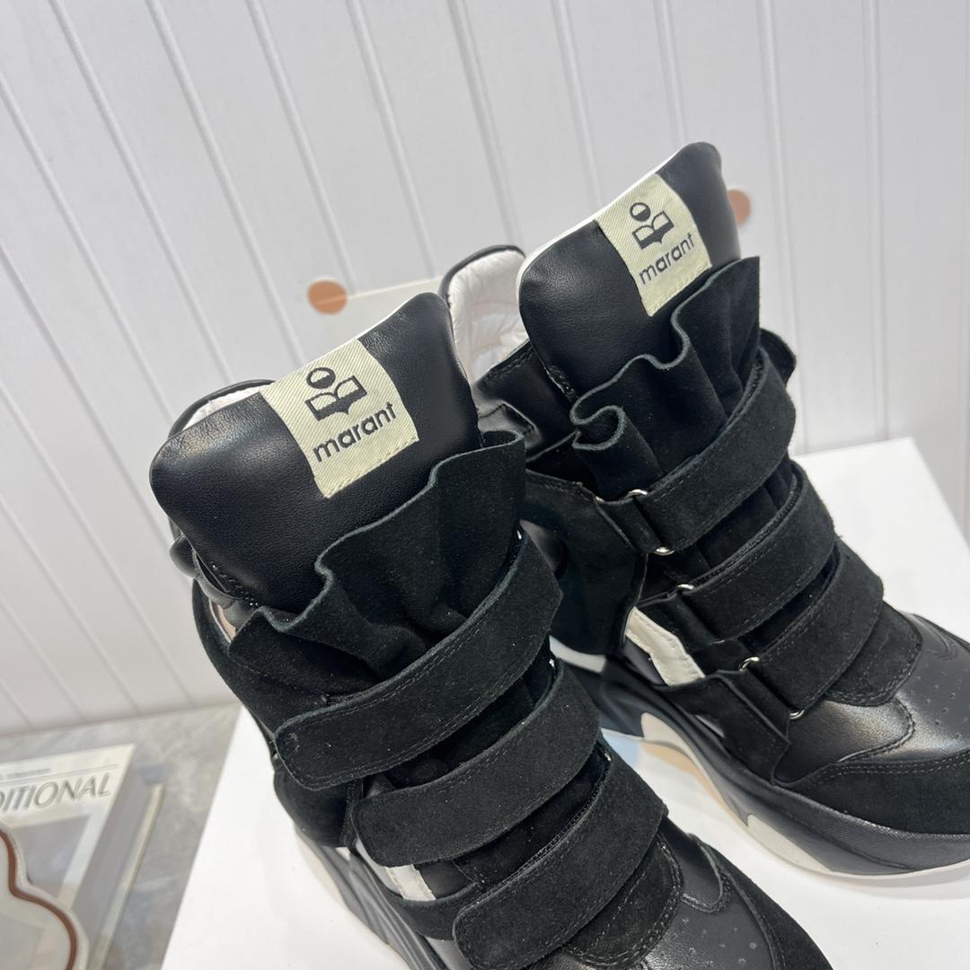 Isabel Marant Balskee High-Top Wedge Sneakers  - EUR FASHION