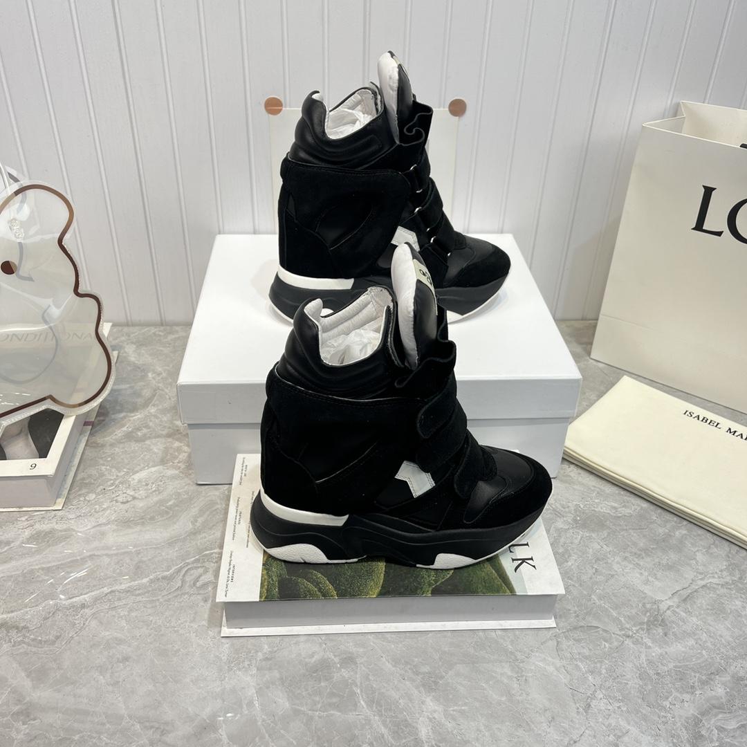 Isabel Marant Balskee High-Top Wedge Sneakers  - EUR FASHION