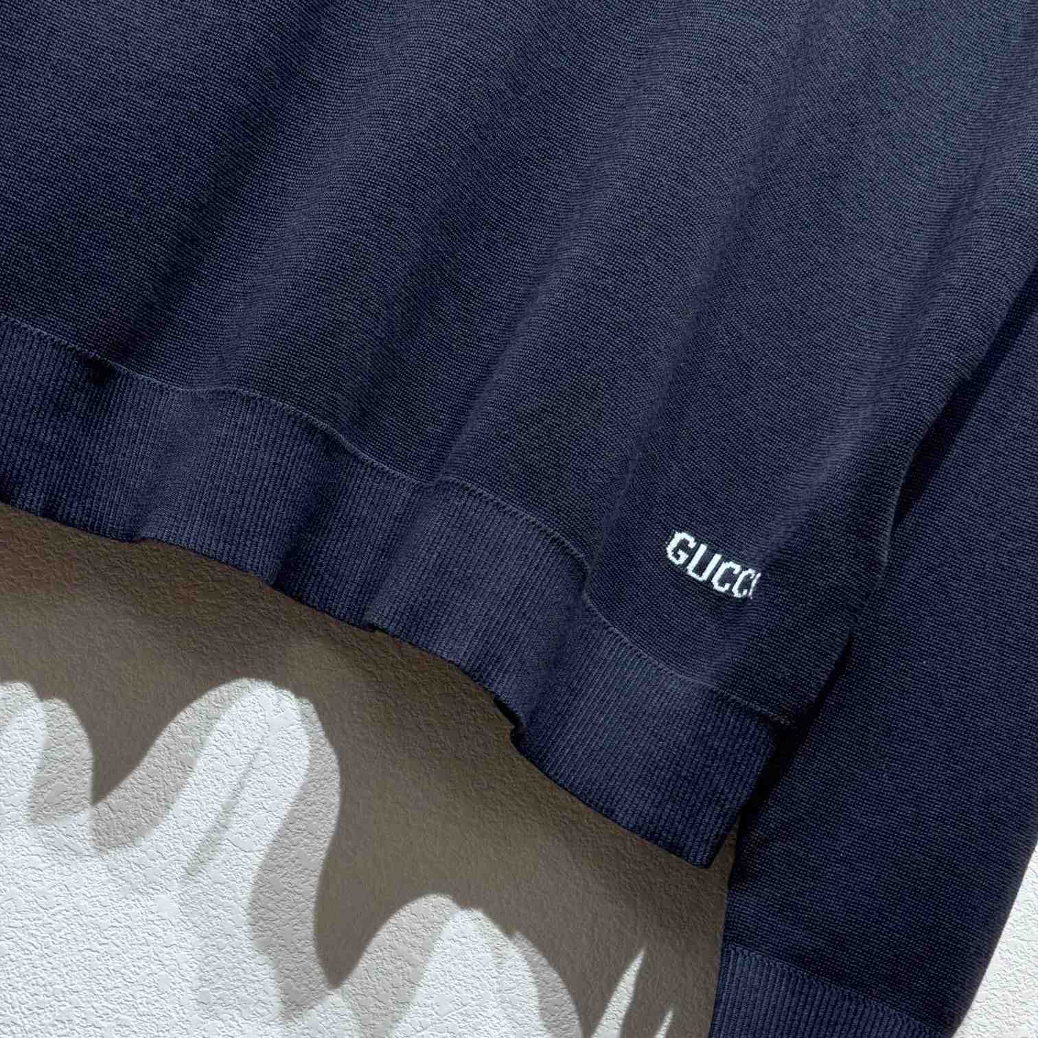 Gucci Silk Cotton Jumper With Intarsia - EUR FASHION
