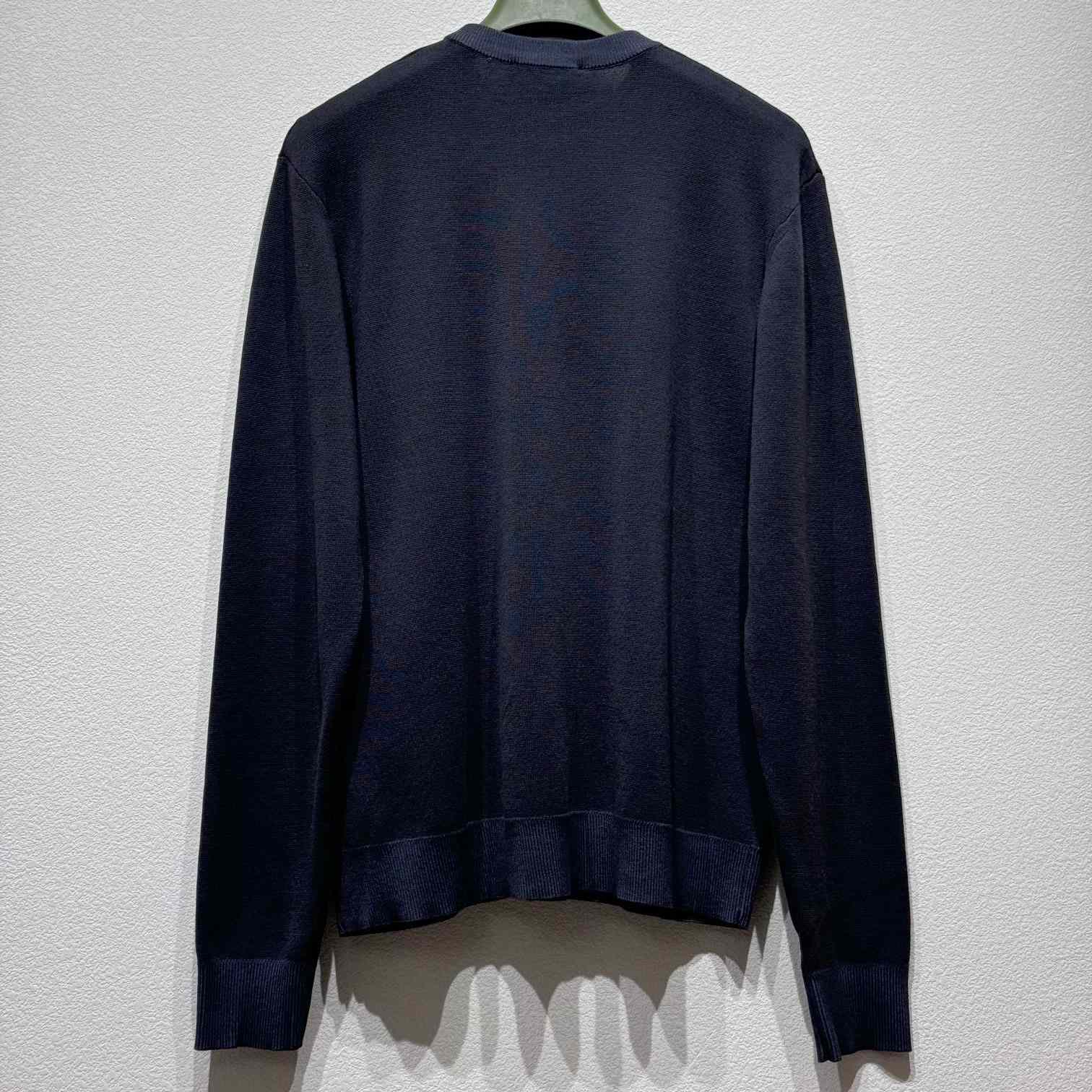 Gucci Silk Cotton Jumper With Intarsia - EUR FASHION