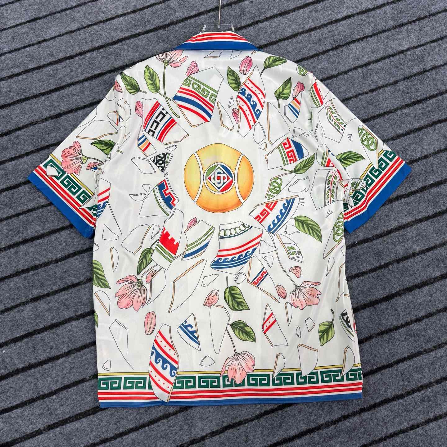 Casablanca Le Vase Brise Silk Shirt - EUR FASHION