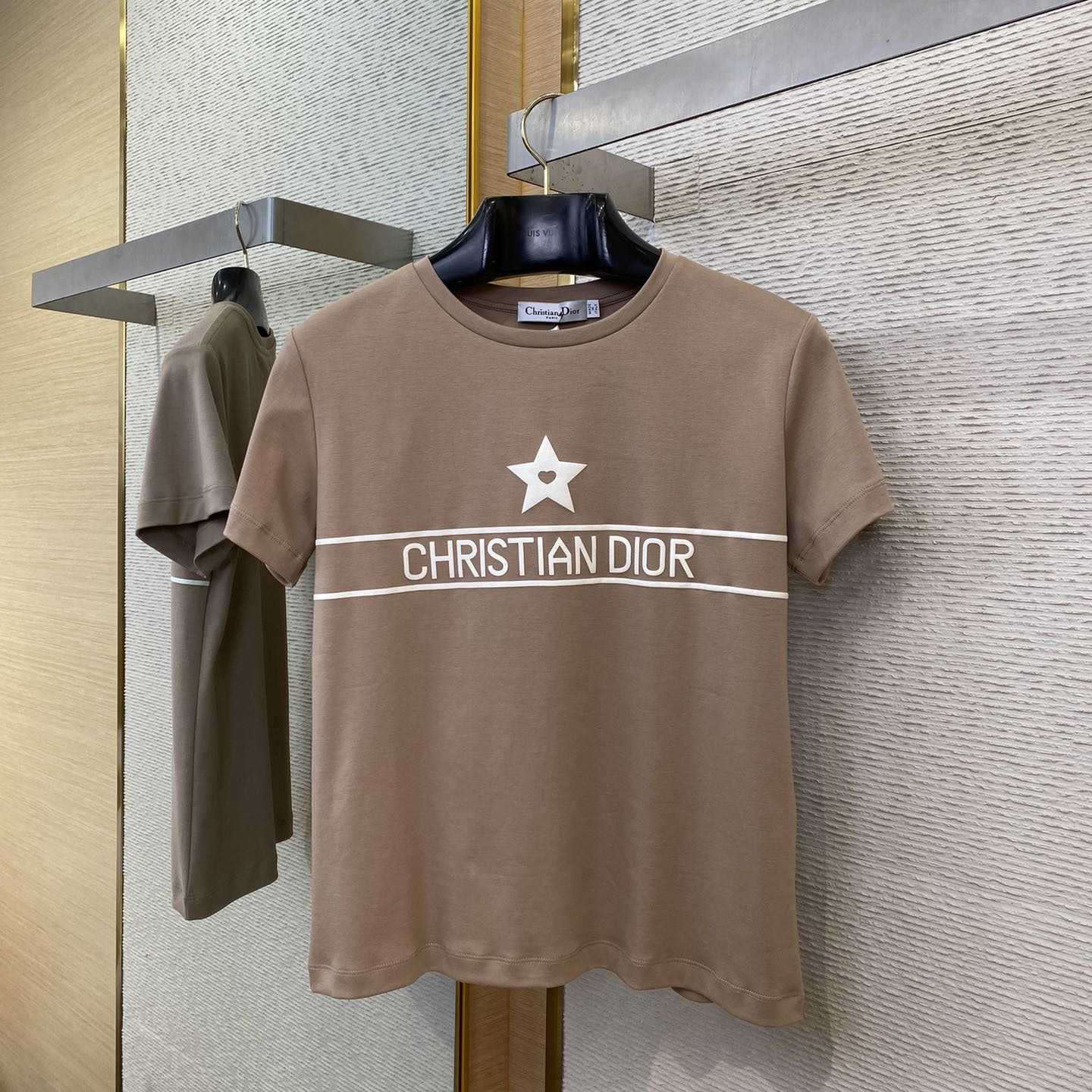 Dior Cotton Jersey With Signature - EUR FASHION
