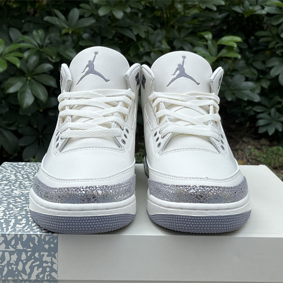 Air Jordan 3 “Sail/Metallic Silver” Sneakers   CK9246-100 - EUR FASHION