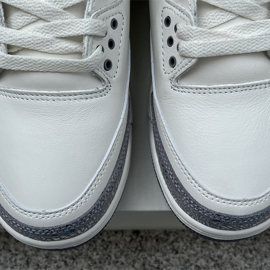 Air Jordan 3 “Sail/Metallic Silver” Sneakers   CK9246-100 - EUR FASHION