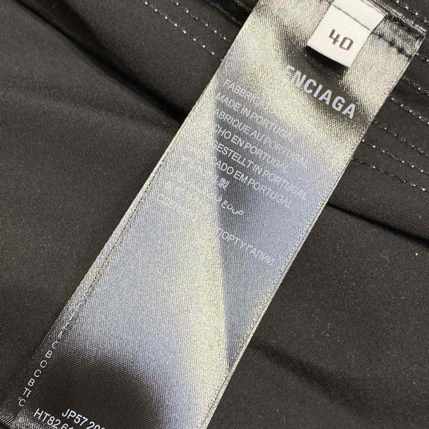 Balenciaga Fitted Tracksuit Pants In Black - EUR FASHION