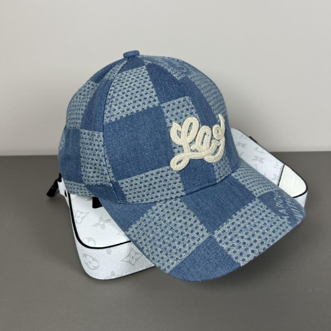 Louis Vuitton Damier 3D Denim Cap - EUR FASHION