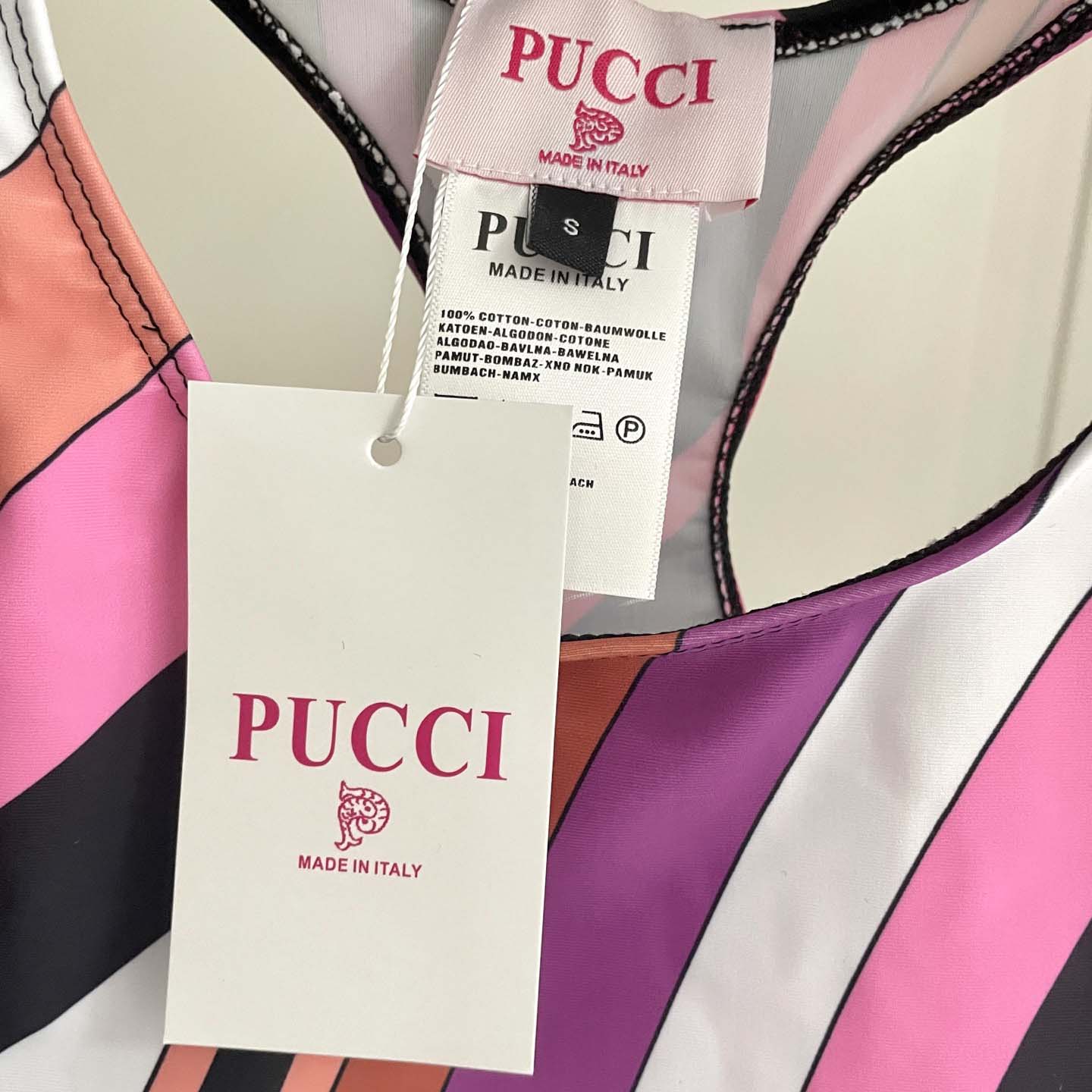 Pucci Iride-Print Crop Top And Leggings  - EUR FASHION