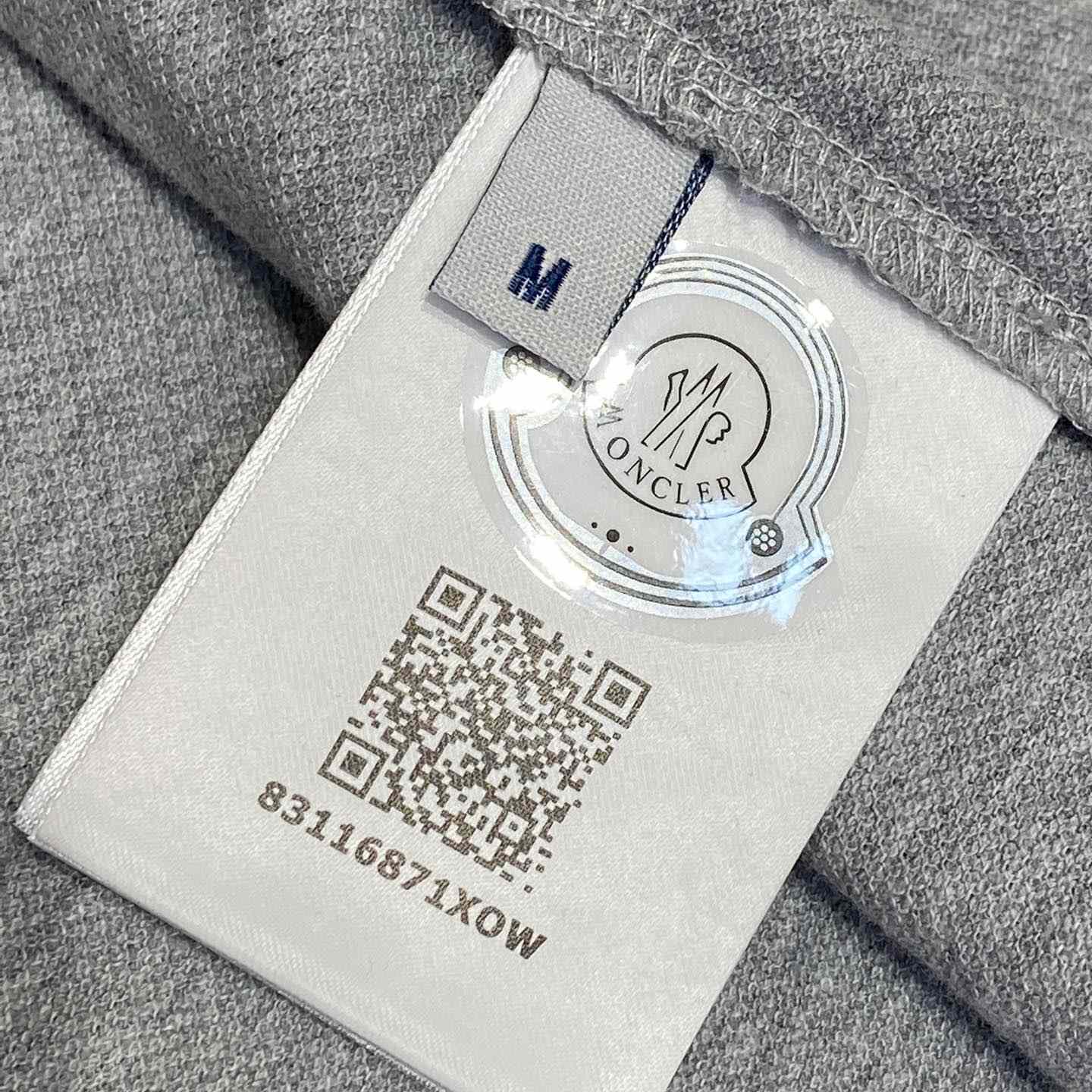 Moncler Logo Cotton Polo Shirt - EUR FASHION