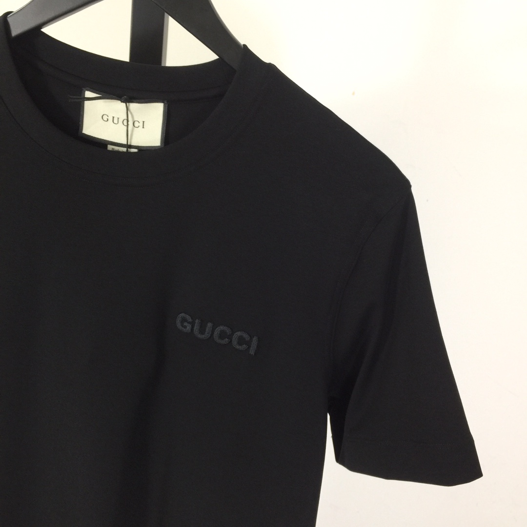 Gucci Cotton Jersey T-shirt With Embroidery - EUR FASHION