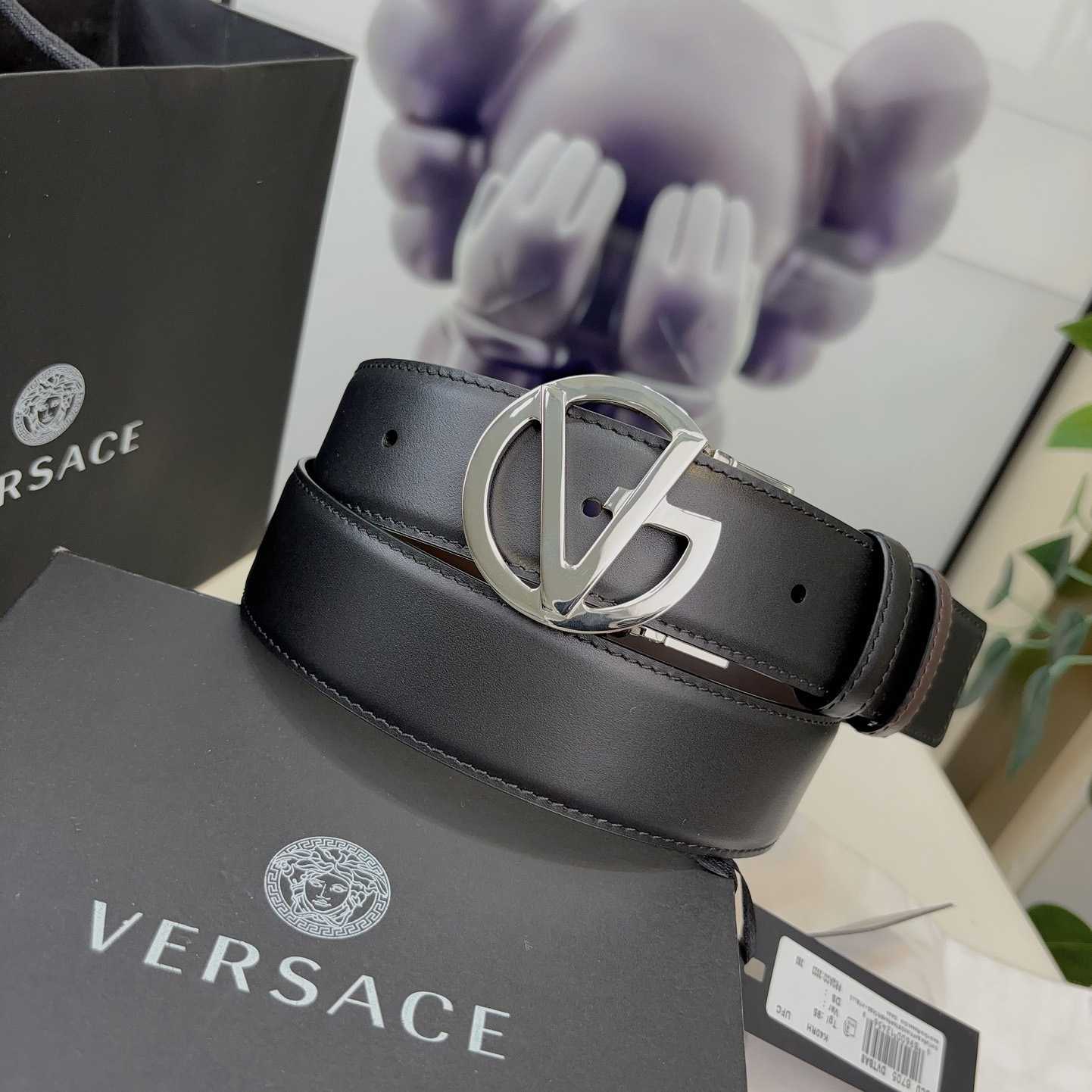 Versace Leather Belt   40mm - EUR FASHION