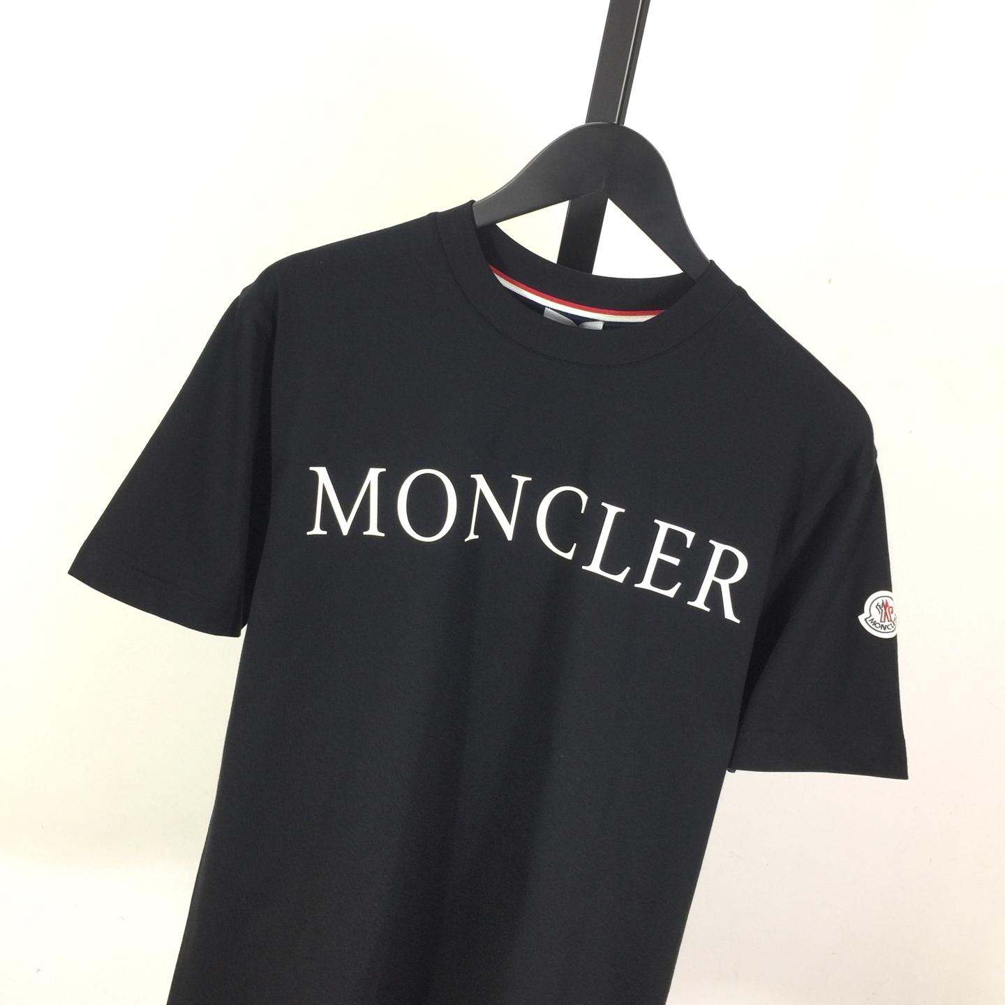 Moncler Logo Cotton T-shirt - EUR FASHION