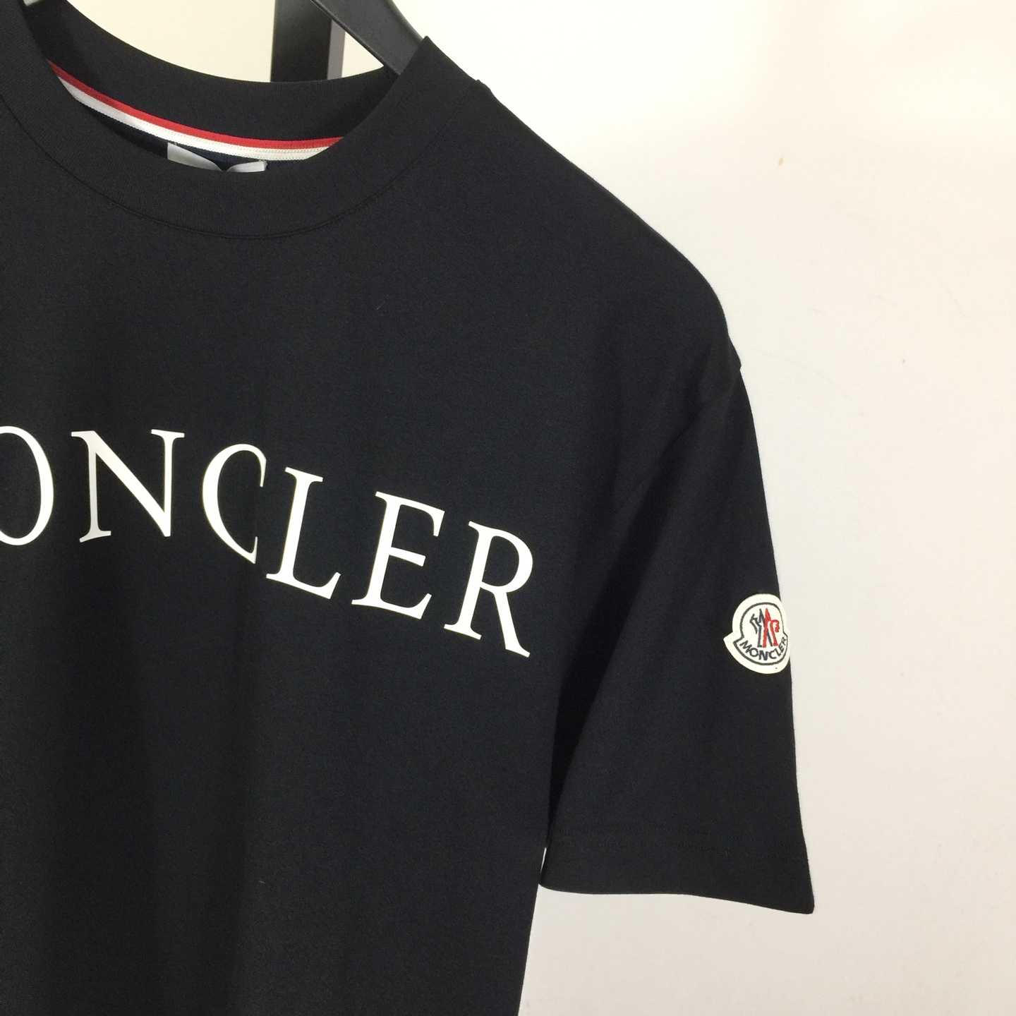 Moncler Logo Cotton T-shirt - EUR FASHION