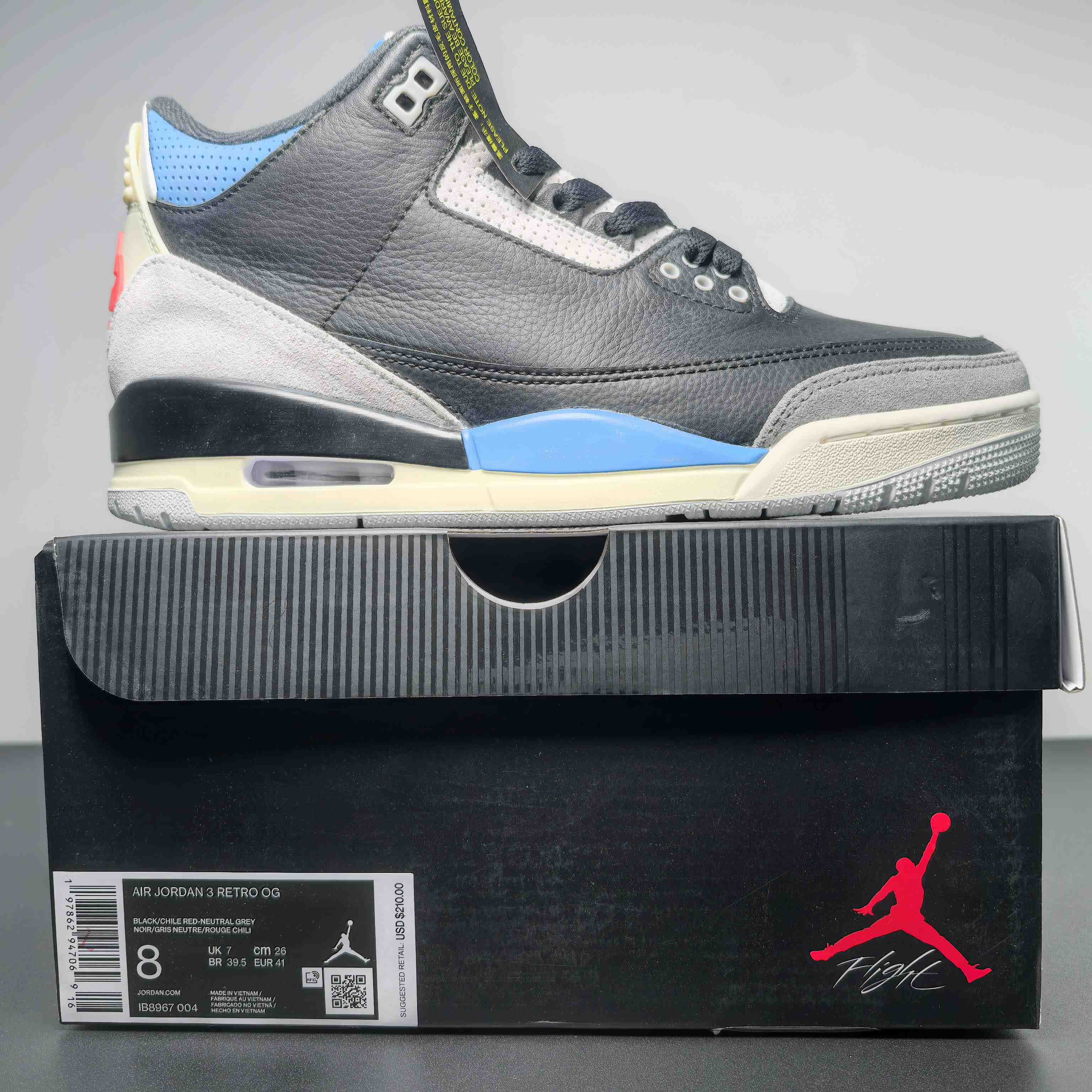 Air Jordan 3 OG“Rare Air” Basketball Shoes    IB8967-004 - EUR FASHION