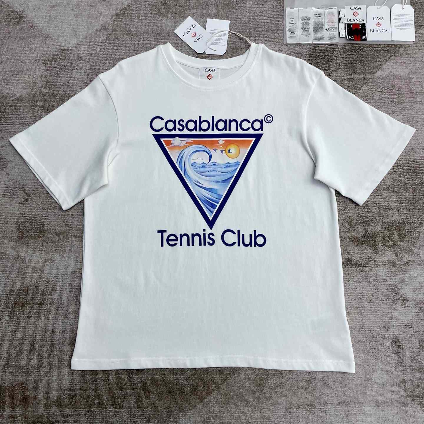 Casablanca Tennis Club Icon T-shirt   C973 - EUR FASHION