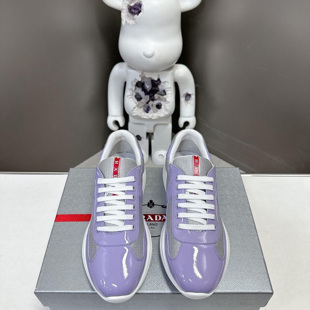 Prada America's Cup Biker Fabric Sneakers - EUR FASHION