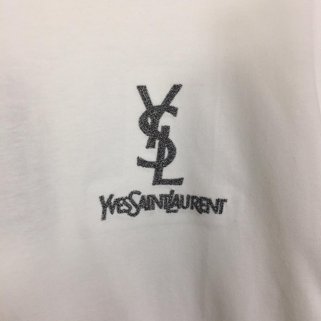 Saint Laurent Cotton-jersey T-shirt  - EUR FASHION