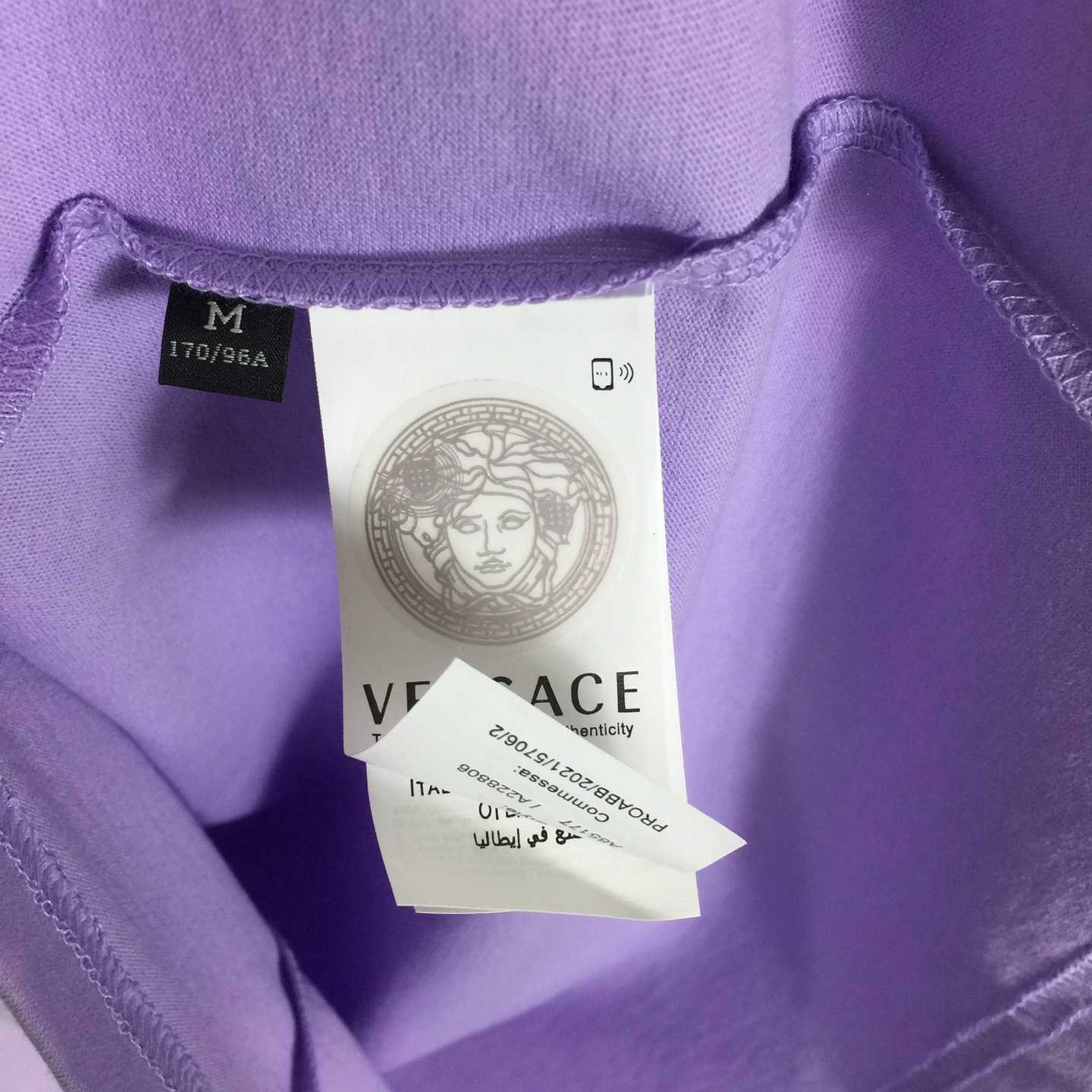 Versace Medusa Cotton T-shirt With Embroidery - EUR FASHION