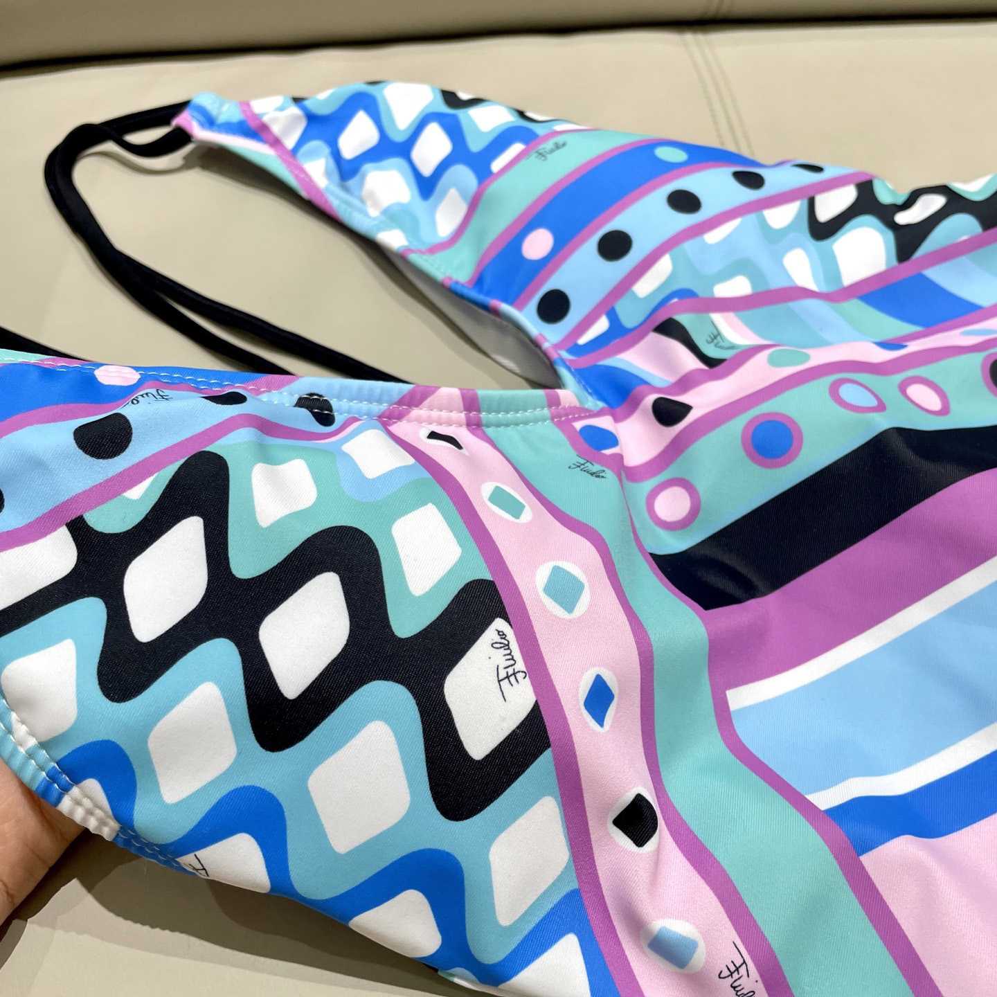 Pucci Iride-Print Swimsuit  - EUR FASHION