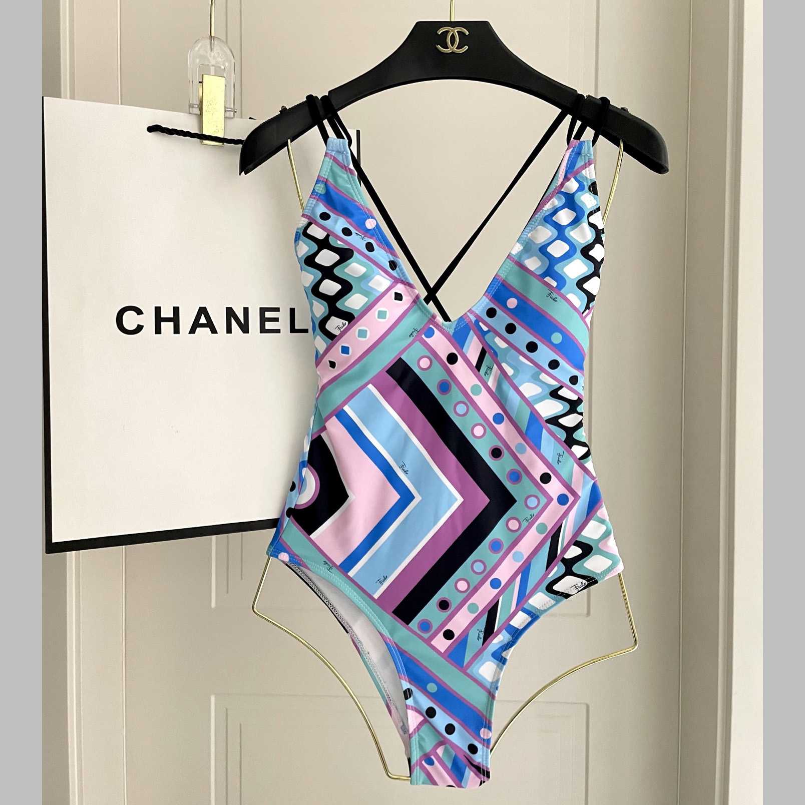 Pucci Iride-Print Swimsuit  - EUR FASHION