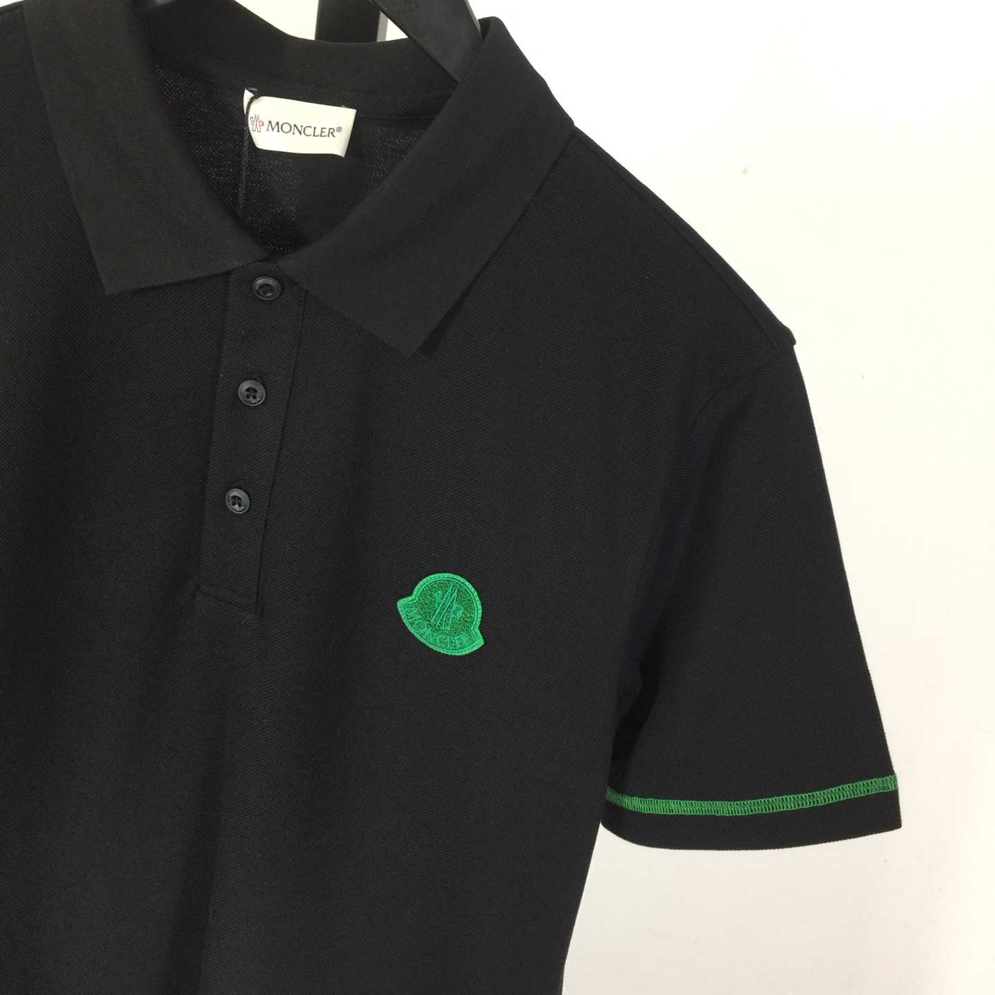 Moncler logo-patch Cotton Polo Shirt - EUR FASHION
